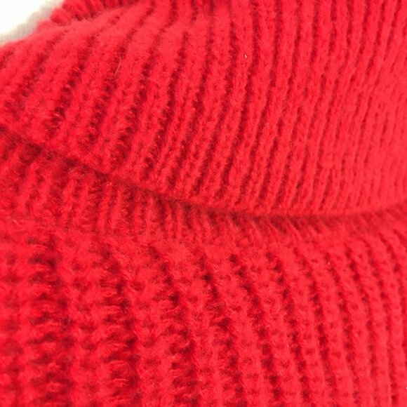 Sweater Dress Red Merry Knit Turtleneck long sleeve Midi S Ugly X-Mas - Picture 7 of 7